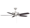 Mystique 52" 2-Light Ceiling Fan in Satin Nickel (52-831-5RV-SN)