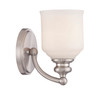 Savoy House Melrose 1-Light Wall Sconce in Satin Nickel (9-6836-1-SN)