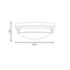 Savoy House Lucerne 2-Light Ceiling Light in Polished Nickel (6-3350-14-109)