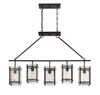 Savoy House Glenwood 5-Light Linear Chandelier in English Bronze (1-3043-5-13)