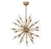 Galea 24-Light Chandelier in Warm Brass (7-6099-24-322)