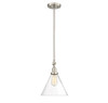 Drake 1-Light Pendant in Satin Nickel (7-9132-1-SN)