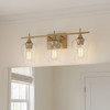 Savoy House Octave 3-Light Bathroom Vanity Light in Warm Brass (8-4030-3-322)