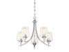 Octave 5-Light Chandelier in Polished Chrome (1-4032-5-11)