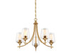 Savoy House Octave 5-Light Chandelier in Warm Brass (1-4032-5-322)