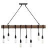 Burgess 8-Light Linear Chandelier in Durango (1-990-8-41)