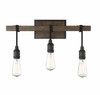 Burgess 3-Light Bathroom Vanity Light in Durango (8-993-3-41)