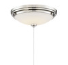 1-Light Fan Light Kit in Polished Nickel (FLG-106-109)