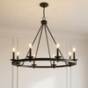 Savoy House Middleton 8-Light Chandelier in Matte Black (1-308-8-89)