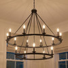 Savoy House Middleton 15-Light Chandelier in Matte Black (1-312-15-89)