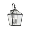 Woodstock 4-Light Outdoor Wall Lantern in Black (5-102-BK)