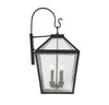 Woodstock 4-Light Outdoor Wall Lantern in Black (5-102-BK)