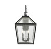 Woodstock 4-Light Outdoor Wall Lantern in Black (5-102-BK)