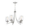 Octave 5-Light Chandelier in Satin Nickel (1-4032-5-SN)