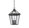 Ellijay 4-Light Outdoor Hanging Lantern in Black (5-148-BK)