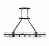 Hudson 10-Light Oval Chandelier in Matte Black (1-1852-10-89)