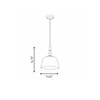 Savoy House Berg 1-Light Pendant in Matte Black (7-3751-1-89)