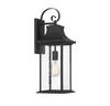 Hancock 1-Light Outdoor Wall Lantern in Matte Black (5-451-BK)