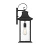 Hancock 1-Light Outdoor Wall Lantern in Matte Black (5-451-BK)
