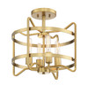 Kent 4-Light Ceiling Light in Warm Brass (6-4900-4-322)