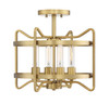 Kent 4-Light Ceiling Light in Warm Brass (6-4900-4-322)