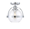 Pendleton 1-Light Ceiling Light in Polished Chrome (6-7200-1-11)