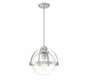 Pendleton 1-Light Pendant in Satin Nickel (7-7201-1-SN)
