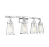 Albany 4-Light Bathroom Vanity Light in Polished Chrome (8-560-4-11)