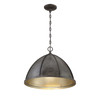 Laramie 1-Light Pendant in Chelsea Walnut (7-885-1-183)