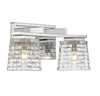 Northam 2-Light Bathroom Vanity Light in Polished Chrome (8-4560-2-11)