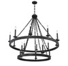Seville 15-Light Chandelier in 
Matte Black (1-4406-15-89)