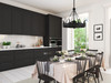 Savoy House Lyon 8-Light Fan D'Lier in Matte Black (39-FD-124-89)