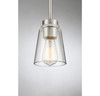 Savoy House Calhoun 1-Light Mini-Pendant in Satin Nickel (7-1026-1-SN)