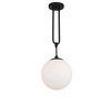 Becker 1-Light Pendant in Matte Black (7-180-1-89)