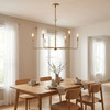 Savoy House Salerno 6-Light Chandelier in Warm Brass (1-2221-6-322)