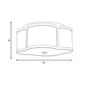 Savoy House 3-Light Ceiling Light in Natural Brass (M60020NB)