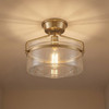 Savoy House 1-Light Ceiling Light in Natural Brass (M60011NB)