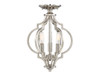 3-Light Convertible Semi-Flush or Pendant in Polished Nickel (M60055PN)