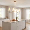 Savoy House 4-Light Linear Chandelier in Natural Brass (M10078NB)