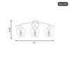 Savoy House 3-Light Bathroom Vanity Light in Matte Black (M80032MBK)