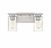 Savoy House 2-Light Bathroom Vanity Light in Brushed Nickel (M80037BN)