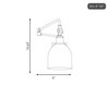 Savoy House 1-Light Adjustable Wall Sconce in Matte Black (M90019MBK)