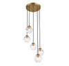 Savoy House 5-Light Chandelier in Natural Brass (M10095NB)