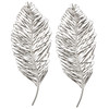 Leaflets Silver Wall Art S/2 (04093)