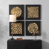 Boaz Gold Wall Decor, Set/2 (04200)