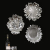 Silver Flowers Wall Art, Set/3 (08503)