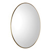 Pursley Brass Oval Mirror (09353)