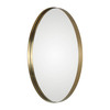 Pursley Brass Oval Mirror (09353)
