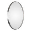 Pursley Brushed Nickel Oval Mirror (09354)