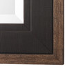 Staveley Rustic Black Mirror (09377)